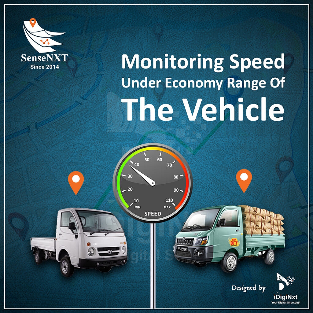 Monitoring Speed under an economy range of the vehicle