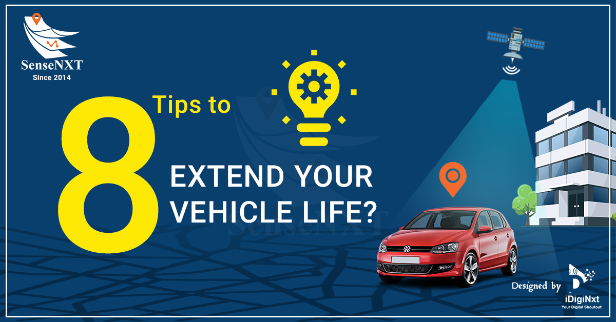 An image explaining how GPS Tracking system can extend any vehicle's life through various alerts as well as monitoring